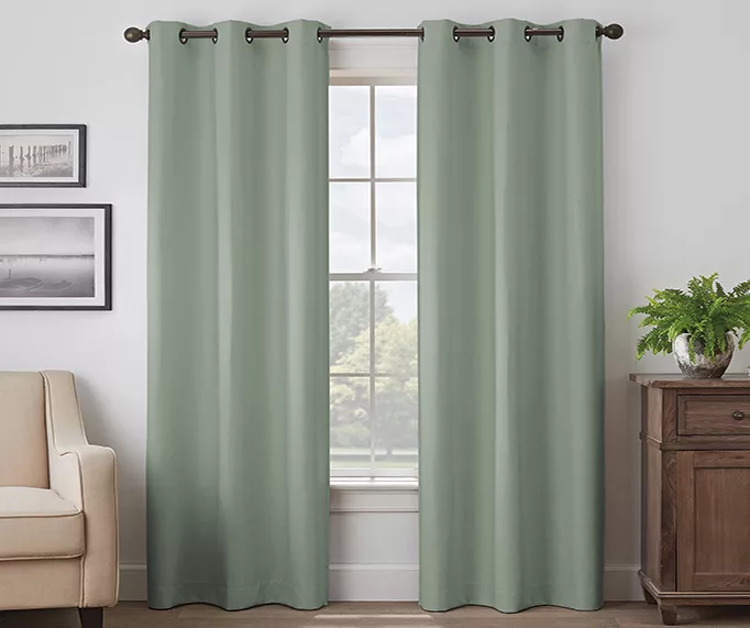 Eclipse Martina Blackout Grommet Curtain Panel 5 Eclipse Martina Blackout Grommet Curtain Panel - Image 5