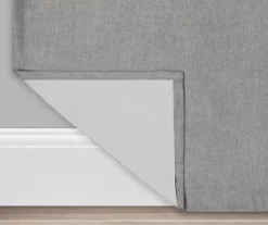 Kira Gray Blackout Grommet Curtain Panel, (95") 11 Kira Gray Blackout Grommet Curtain Panel, (95") -Cuisinart Store 810475373 3