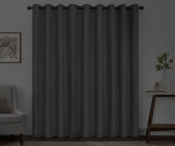 Kira Gray Blackout Grommet Curtain Panel, (95") 14 Kira Gray Blackout Grommet Curtain Panel, (95") -Cuisinart Store 810475373 6