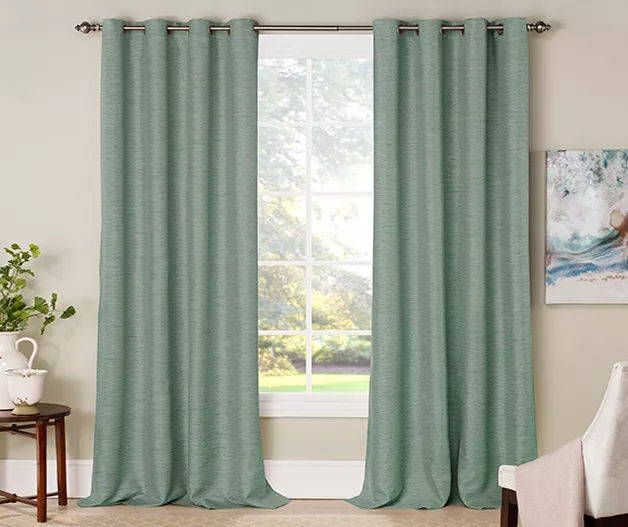 Eclipse Newport Blackout Grommet Curtain Panel 1 Eclipse Newport Blackout Grommet Curtain Panel