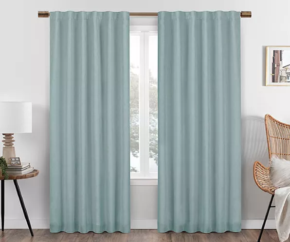 Eclipse Nora Blackout Rod Pocket Curtain Panel 10 Eclipse Nora Blackout Rod Pocket Curtain Panel - Image 10