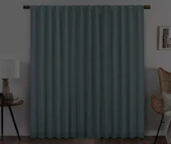 Nora Spa Blackout Rod Pocket Curtain Panel, (63") -Cuisinart Store 810475418 6