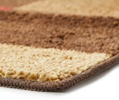 Red Textured Block Accent Rug, (20" X 34") -Cuisinart Store 810478148 810478149 810478187 2