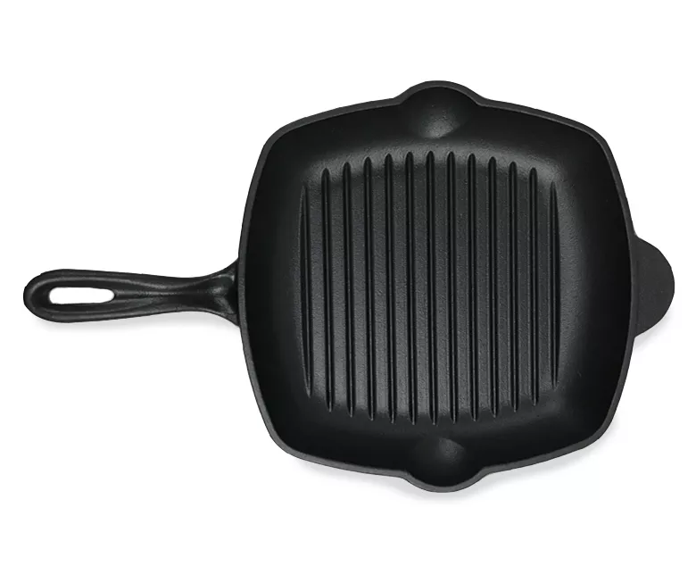 11" Square Cast Iron Grill Pan 1 11" Square Cast Iron Grill Pan