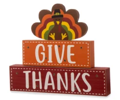 "Give Thanks" LED Block Tabletop Decor 5 "Give Thanks" LED Block Tabletop Decor -Cuisinart Store 810491539 1