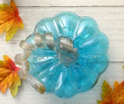 4" Blue Glass Pumpkin -Cuisinart Store 810491565 A0 4