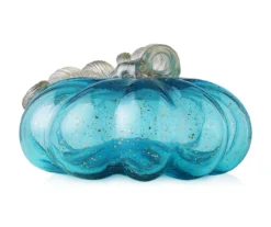 4" Blue Glass Pumpkin -Cuisinart Store 810491565 A0 5