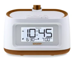 Sharp Digital Projection Dual Alarm Clock