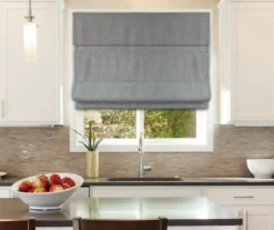 Gray Blackout Cordless Roman Shade 22 Gray Blackout Cordless Roman Shade -Cuisinart Store 810496619