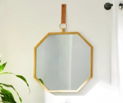 Gold Framed Octagonal Hanging Mirror 8 Gold Framed Octagonal Hanging Mirror -Cuisinart Store 810498384 9