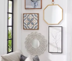 Gold Framed Octagonal Hanging Mirror 10 Gold Framed Octagonal Hanging Mirror -Cuisinart Store 810498693 810498698 810498702 810498695 810498384