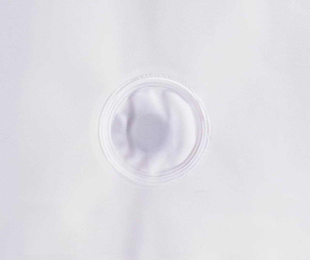 White FlexHook PEVA Shower Curtain 3 White FlexHook PEVA Shower Curtain - Image 3