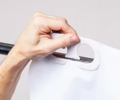 White FlexHook PEVA Shower Curtain 10 White FlexHook PEVA Shower Curtain -Cuisinart Store 810504075 3