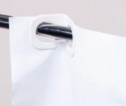 White FlexHook PEVA Shower Curtain 12 White FlexHook PEVA Shower Curtain -Cuisinart Store 810504075 5