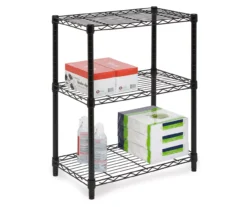 Black 3-Tier Adjustable Shelving Unit -Cuisinart Store 810505130 8