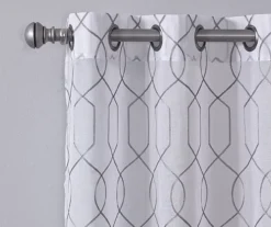 Broyhill Geo Sheer Grommet Curtain Panel Pair -Cuisinart Store 810507478 3