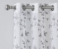Broyhill Cassandra Floral Sheer Grommet Curtain Panel Pair 9 Broyhill Cassandra Floral Sheer Grommet Curtain Panel Pair -Cuisinart Store 810507479 3