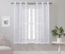 Broyhill Geo Sheer Grommet Curtain Panel Pair -Cuisinart Store 810507512