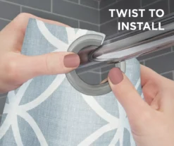 Emma Blue EZ Hang Shower Curtain -Cuisinart Store 810507743 3