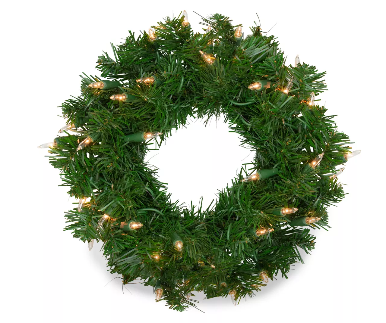 12" Deluxe Windsor Pine Light-Up Wreath 1 12" Deluxe Windsor Pine Light-Up Wreath