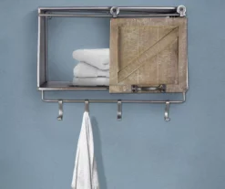 Rustic Sliding Barn Door Storage Rack -Cuisinart Store 810509316 3