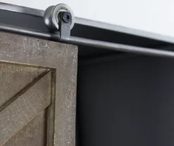 Rustic Sliding Barn Door Storage Rack -Cuisinart Store 810509316 5