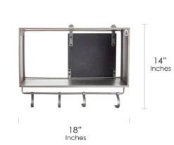 Rustic Sliding Barn Door Storage Rack -Cuisinart Store 810509316 7