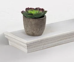 White Crown Molding 4-Piece Floating Shelves Set 9 White Crown Molding 4-Piece Floating Shelves Set -Cuisinart Store 810509317 4