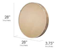 Brown Wall Mirror With Storage Shelf -Cuisinart Store 810509324 6