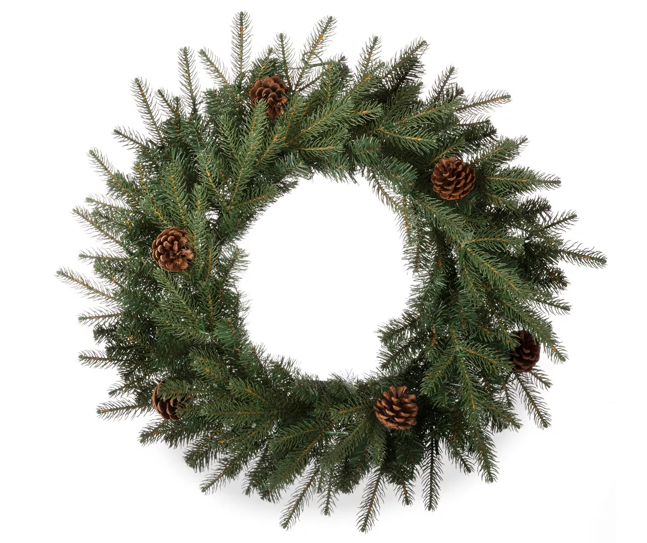 24" Pinecone LED Wreath 1 24" Pinecone LED Wreath