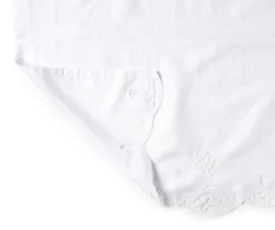 White Lily Valance & Tier 3-Piece Curtain Set 5 White Lily Valance & Tier 3-Piece Curtain Set -Cuisinart Store 810511105 2