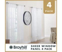 Broyhill Perfect Sheers 4-Piece Curtain Panel Set 19 Broyhill Perfect Sheers 4-Piece Curtain Panel Set -Cuisinart Store 810511113 5