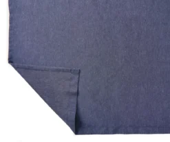 Chambray Blue Valance & Tier 3-Piece Curtain Set 5 Chambray Blue Valance & Tier 3-Piece Curtain Set -Cuisinart Store 810511118 2