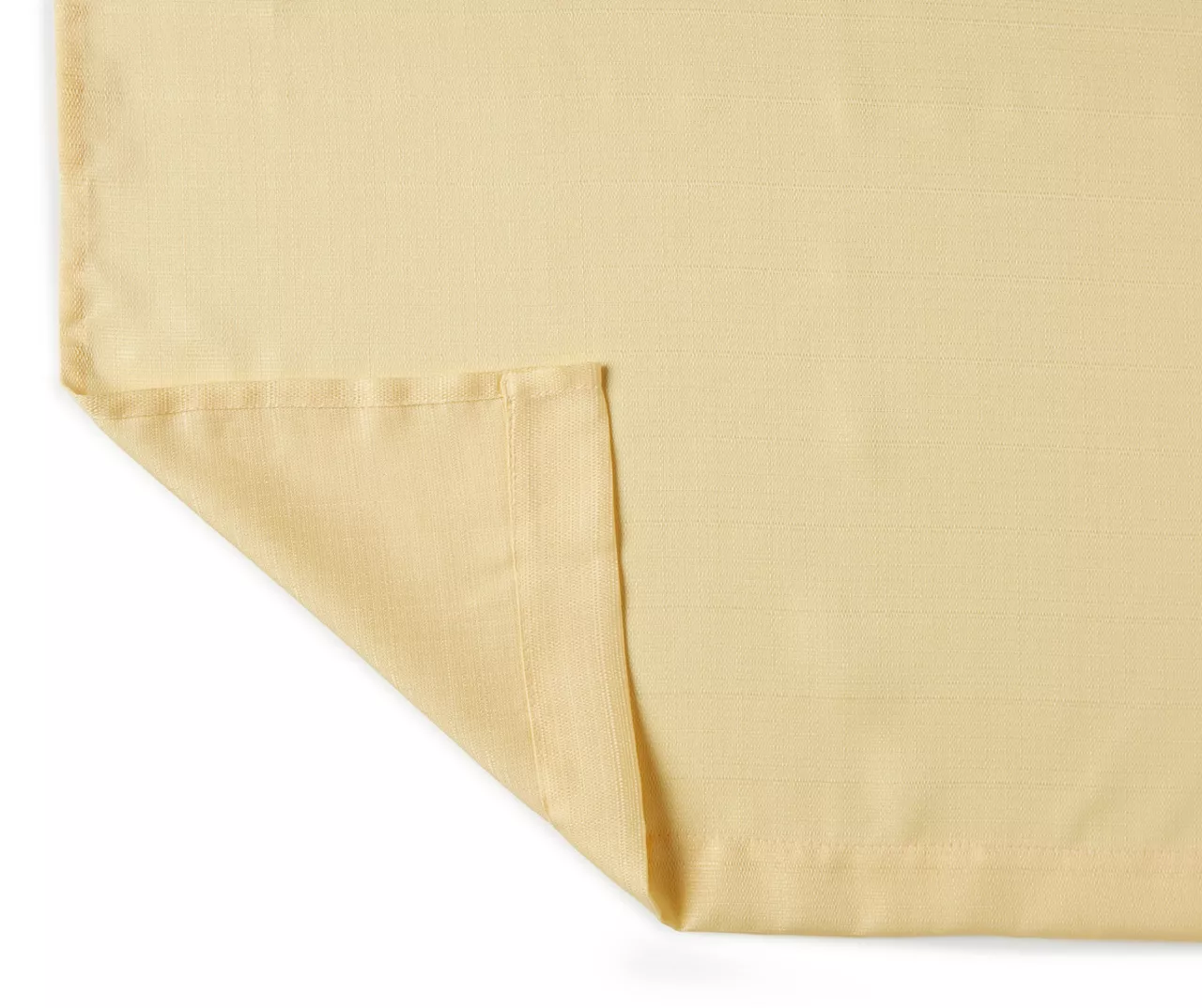 Yellow Tucker Valance & Tier 3-Piece Curtain Set 3 Yellow Tucker Valance & Tier 3-Piece Curtain Set - Image 3