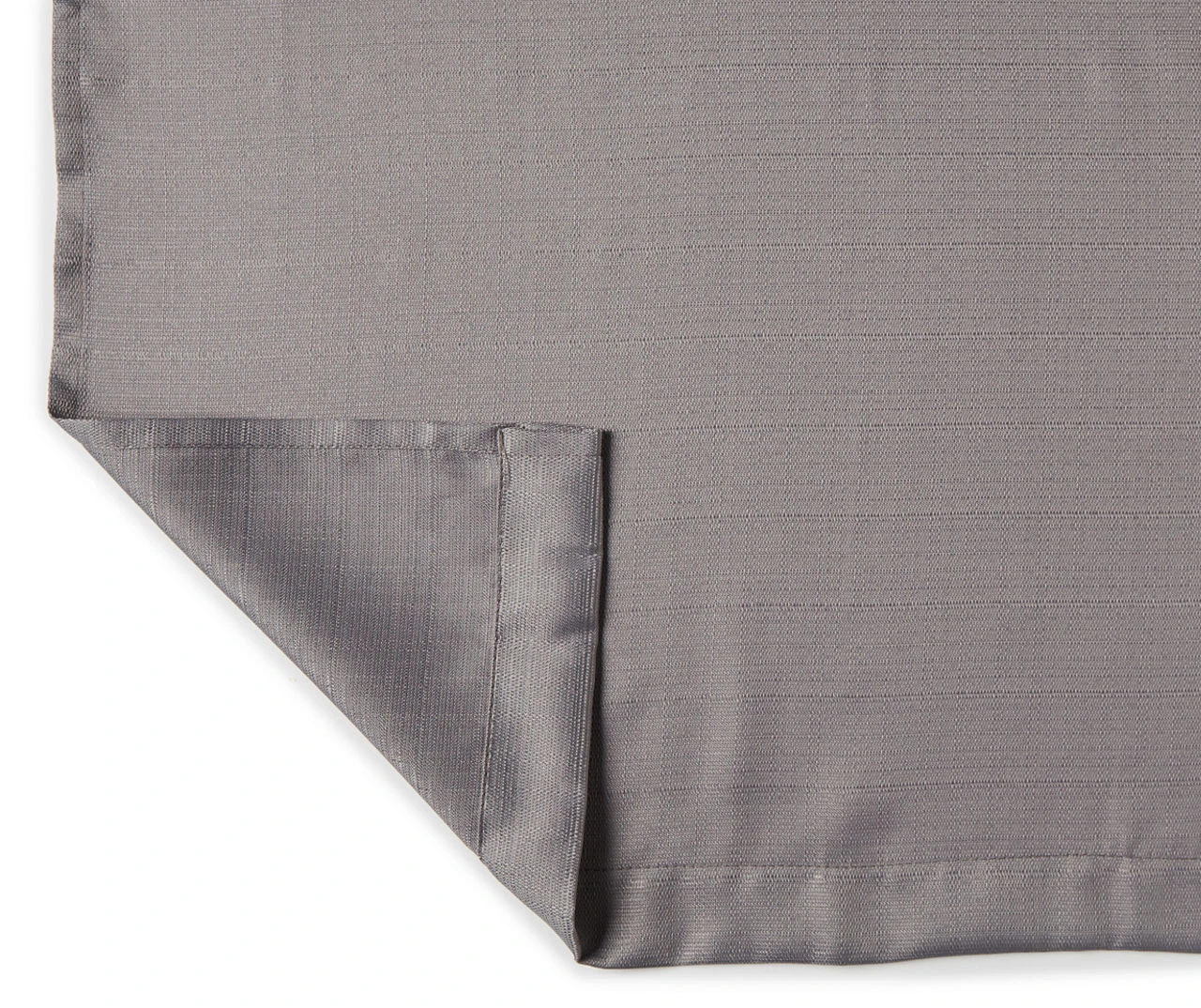 Gray Tucker Valance & Tier 3-Piece Curtain Set 3 Gray Tucker Valance & Tier 3-Piece Curtain Set - Image 3