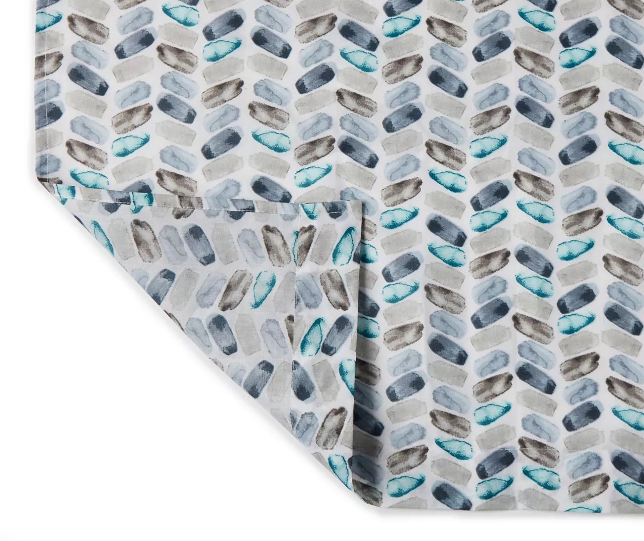 Walden Geometric Valance & Tier 3-Piece Curtain Set 3 Walden Geometric Valance & Tier 3-Piece Curtain Set - Image 3