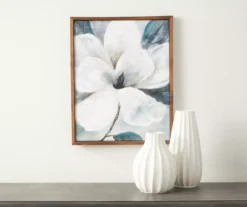 Framed White Floral Canvas -Cuisinart Store 810513213 2