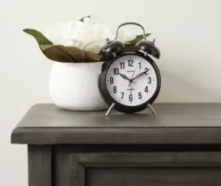Sharp Black & Silver Twin Bell Alarm Clock 10 Sharp Black & Silver Twin Bell Alarm Clock -Cuisinart Store 810514647 2