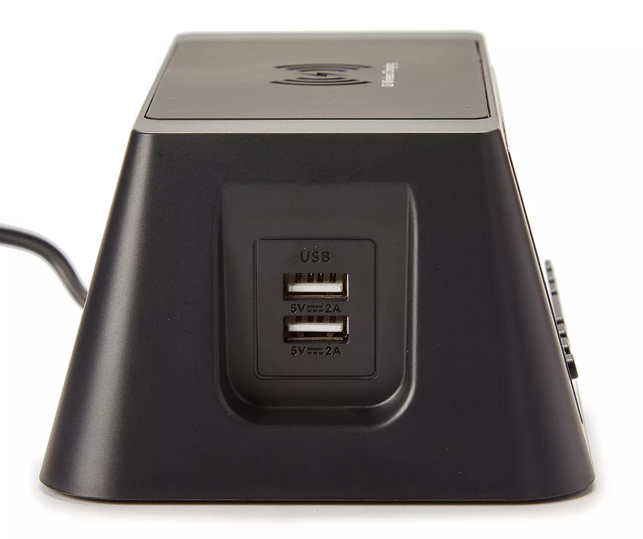 Sharp Dual Alarm Clock With QI Wireless Charging 2 Sharp Dual Alarm Clock With QI Wireless Charging - Image 2