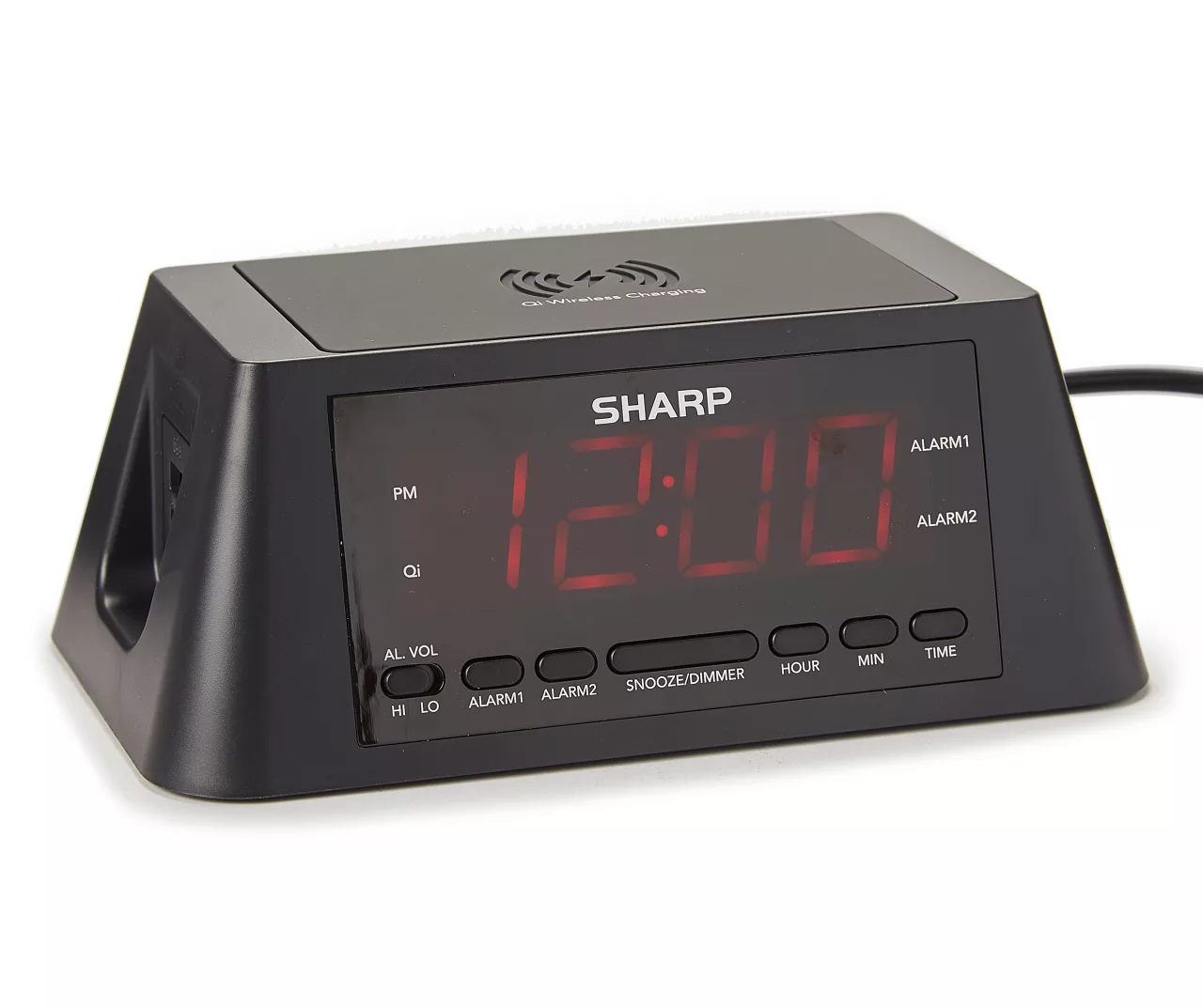 Sharp Dual Alarm Clock With QI Wireless Charging 1 Sharp Dual Alarm Clock With QI Wireless Charging