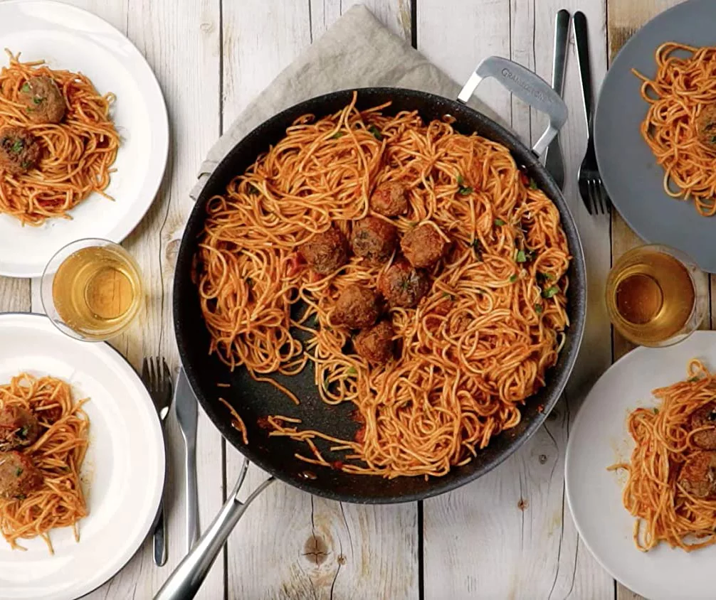 Gotham Steel Diamond Cast Textured 14" Aluminum Frying Pan 3 Gotham Steel Diamond Cast Textured 14" Aluminum Frying Pan - Image 3