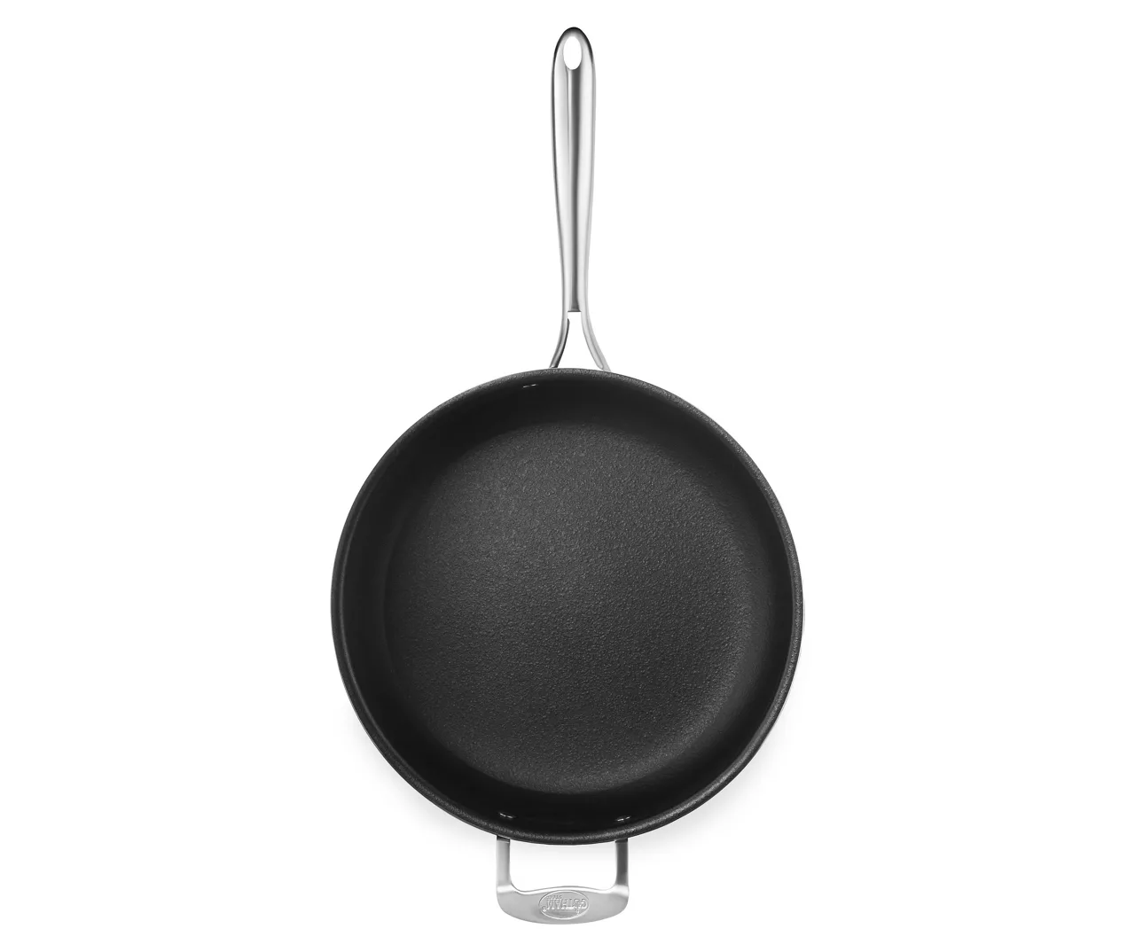 Cast Textured 15.55" Sauté Pan With Lid 2 Cast Textured 15.55" Sauté Pan With Lid - Image 2