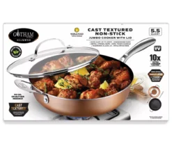 Cast Textured 15.55" Sauté Pan With Lid 7 Cast Textured 15.55" Sauté Pan With Lid -Cuisinart Store 810516447 3