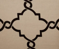 Sereno Fretwork Khaki Light-Filtering Grommet Curtain Panel, (84") 18 Sereno Fretwork Khaki Light-Filtering Grommet Curtain Panel, (84") -Cuisinart Store 810518000 810518001 810518002 6 2