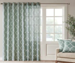 Sereno Fretwork Light-Filtering Grommet Patio Curtain Panel, (84") 27 Sereno Fretwork Light-Filtering Grommet Patio Curtain Panel, (84") -Cuisinart Store 810518003