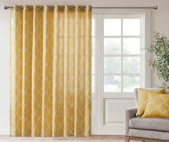 Sereno Fretwork Light-Filtering Grommet Patio Curtain Panel, (84") 28 Sereno Fretwork Light-Filtering Grommet Patio Curtain Panel, (84") -Cuisinart Store 810518007