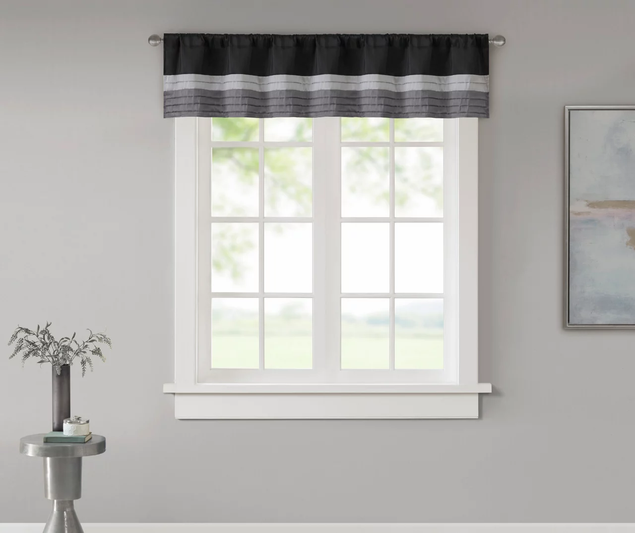 Salem Pintuck Rod Pocket Valance 2 Salem Pintuck Rod Pocket Valance - Image 2