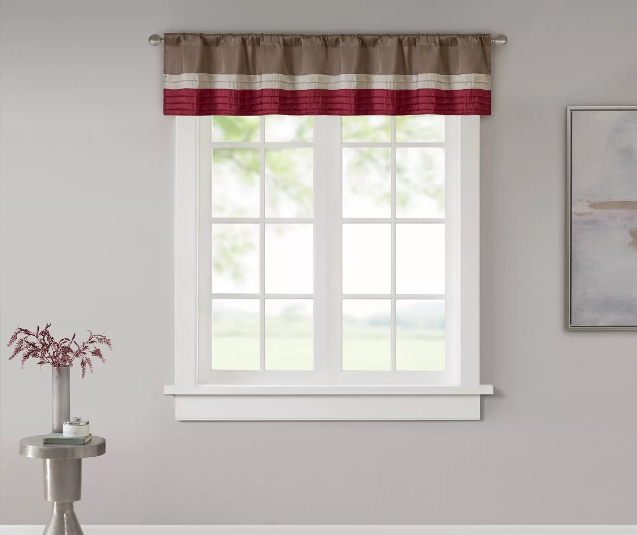 Salem Pintuck Rod Pocket Valance 9 Salem Pintuck Rod Pocket Valance - Image 9