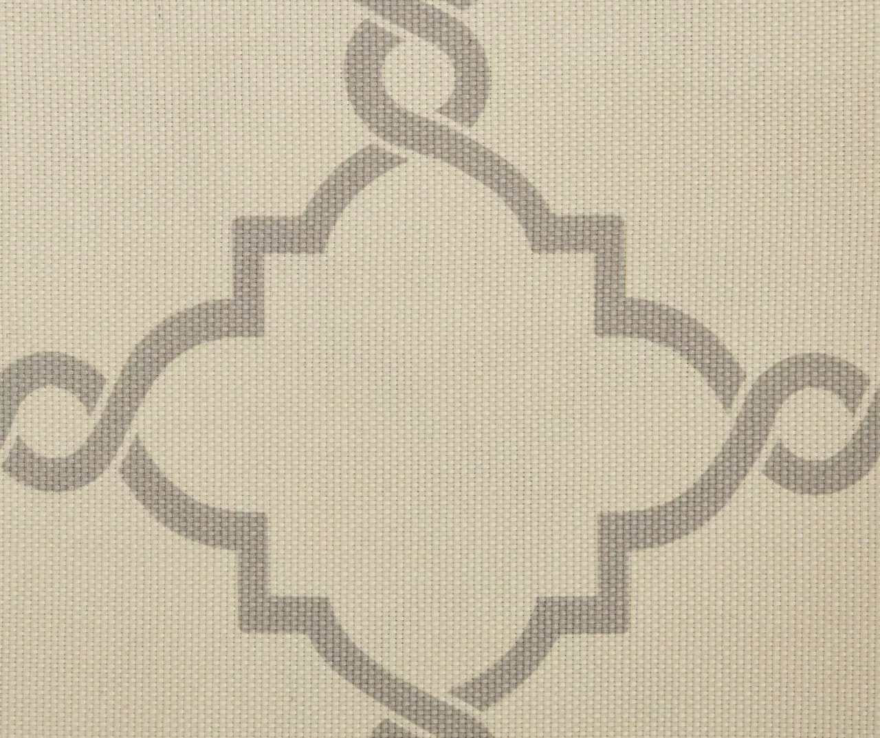 Sereno Fretwork Beige Light-Filtering Grommet Curtain Panel, (63") 7 Sereno Fretwork Beige Light-Filtering Grommet Curtain Panel, (63") - Image 7