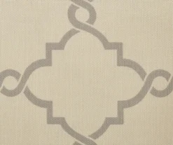 Sereno Fretwork Beige Light-Filtering Grommet Curtain Panel, (95") 18 Sereno Fretwork Beige Light-Filtering Grommet Curtain Panel, (95") -Cuisinart Store 810518024 810518025 810518026 6